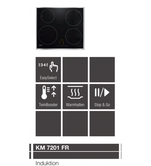 Miele 美诺 嵌入式电磁炉KM 7201 FR